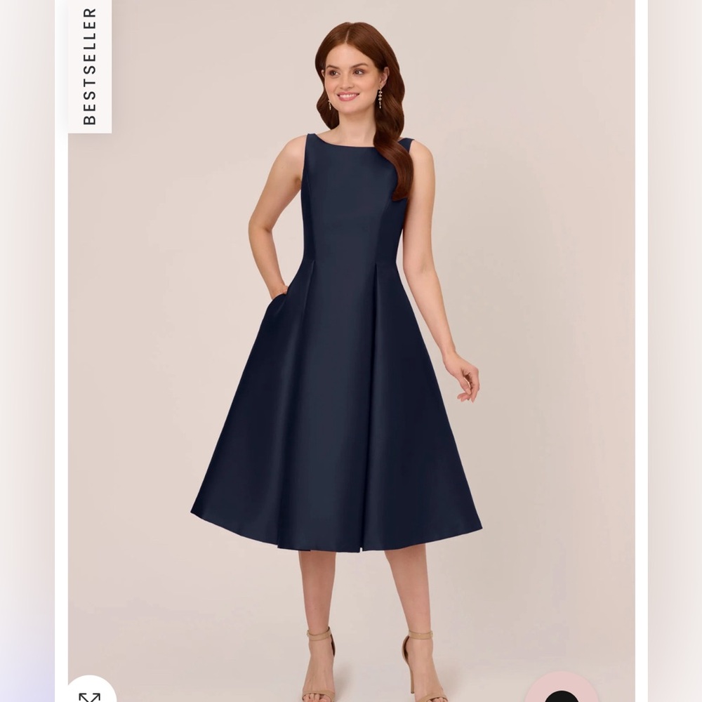 Adrianna Papell Navy Dress